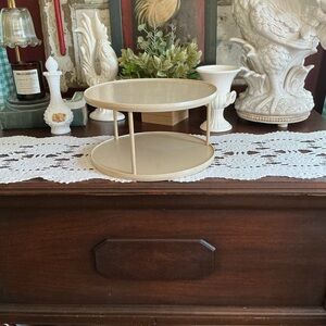 Vintage Rubbermaid Almond Colored Lazy Susan